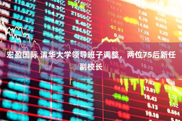 宏盈国际 清华大学领导班子调整，两位75后新任副校长